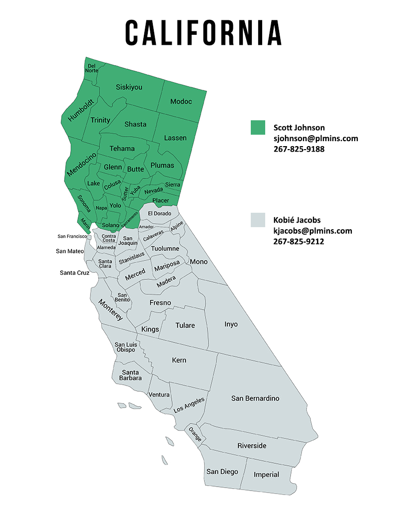 California BDR Map