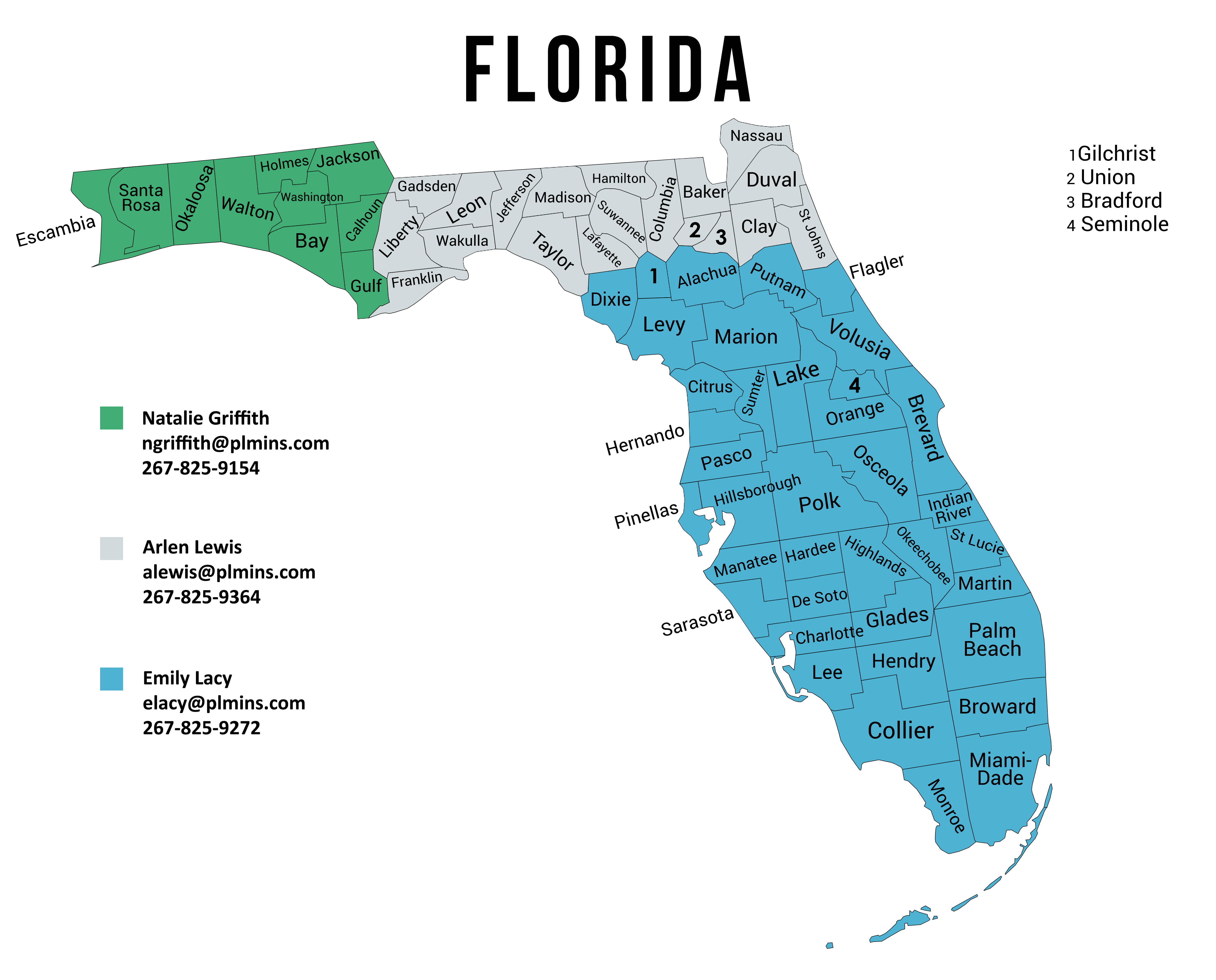 FL BR Map