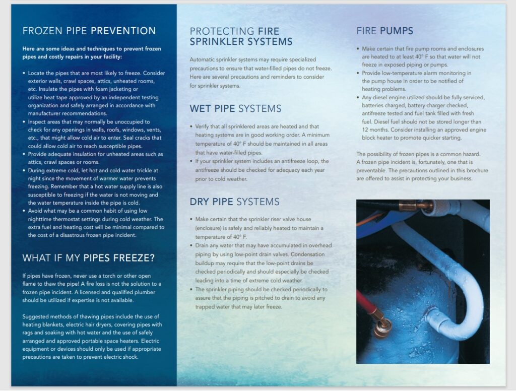 Frozen Pipe Prevention