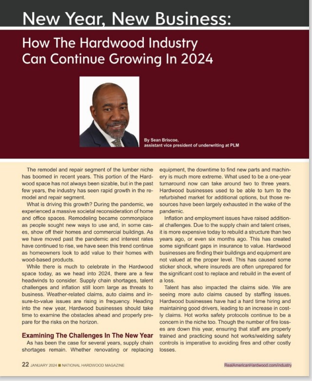 Hardwood Industry Article Page 1