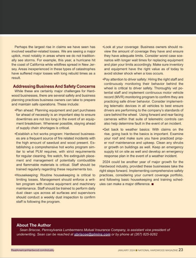 Hardwood Industry Article Page 2