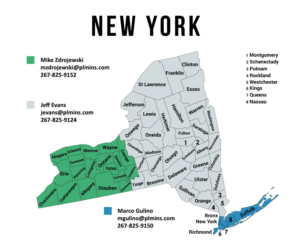 NY Loss Control Map