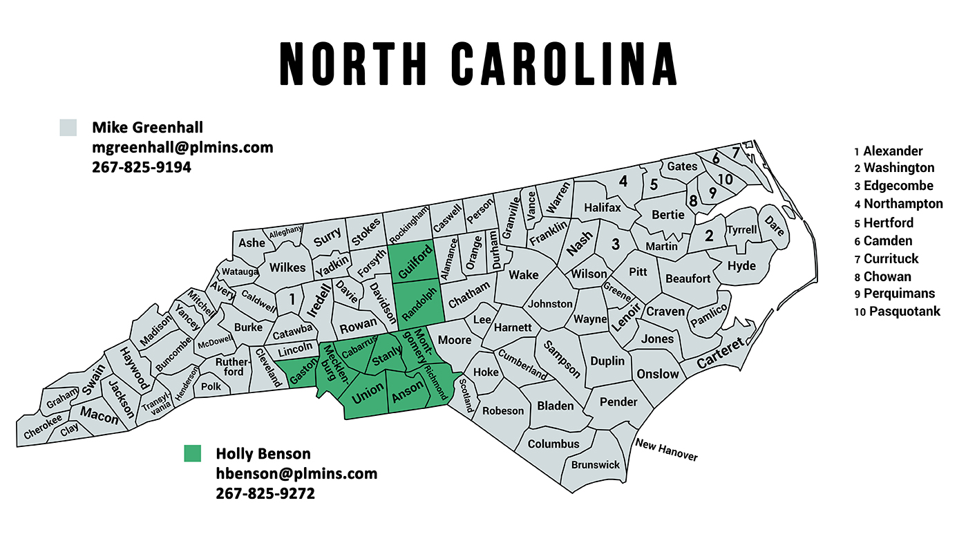 PLM NC BDR Map