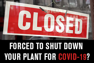 COVID Resources Plant Shutdown Checklist