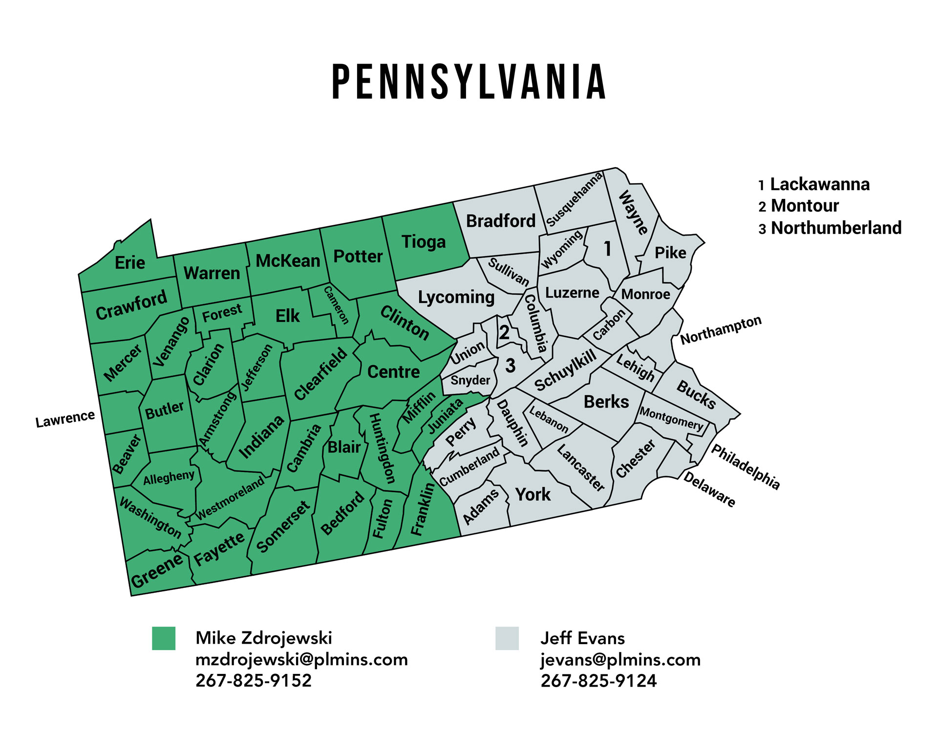 Loss Control Reps Pennsylvania