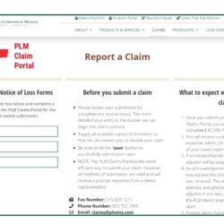 How to Submit a Claim to PLM