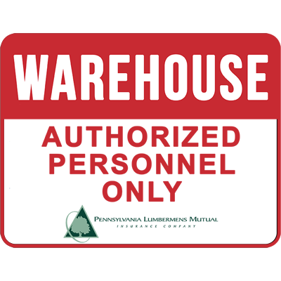 Safety Sign - Warehouse Authorized Personnel Only